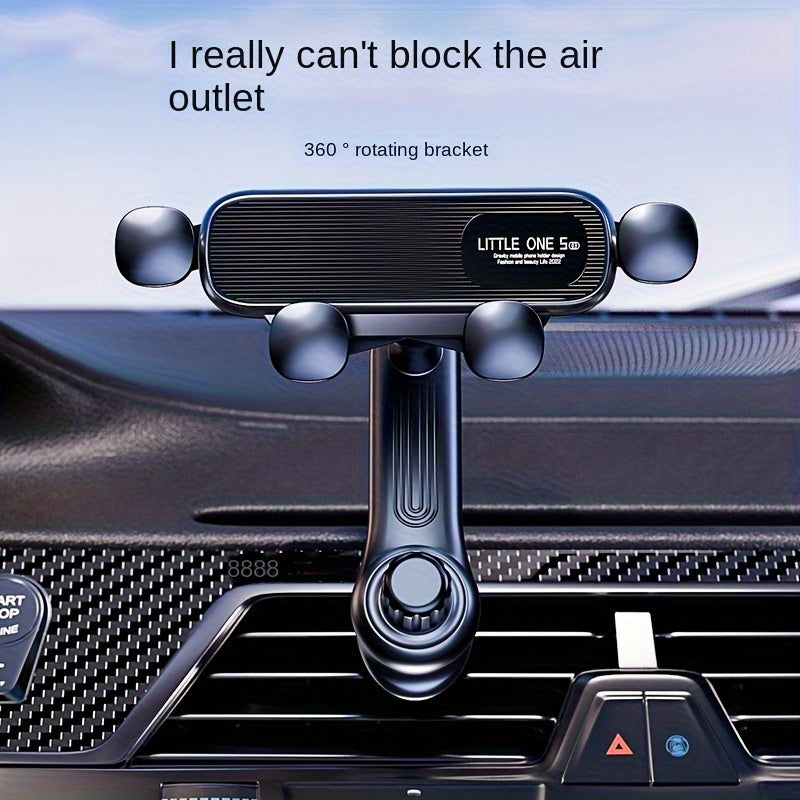 Universal avtomobil telefon uchun tutqich havo venti o'rnatish gravitatsiya aylanishi