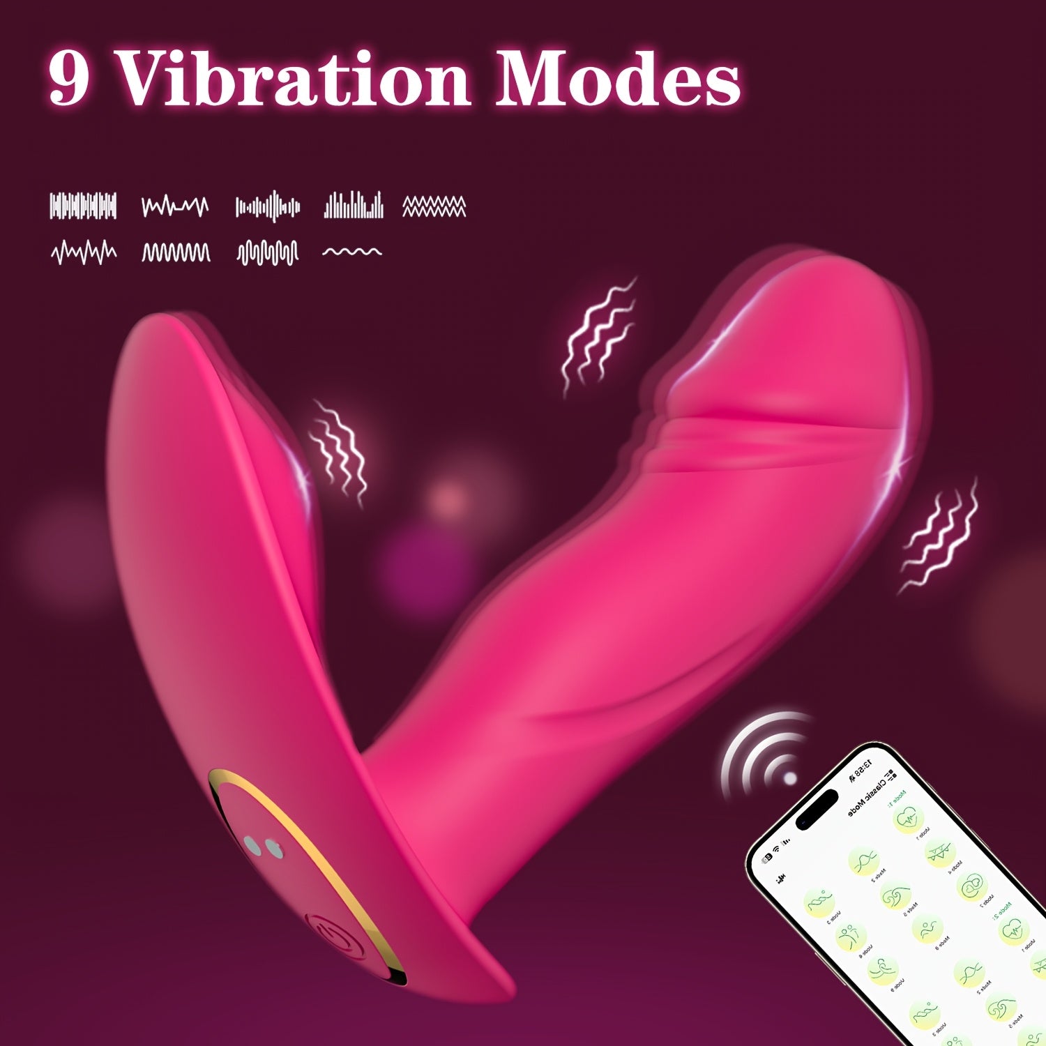 Female Clitoris Stimulator Vagina Massager Wireless APP Control Sex Toy