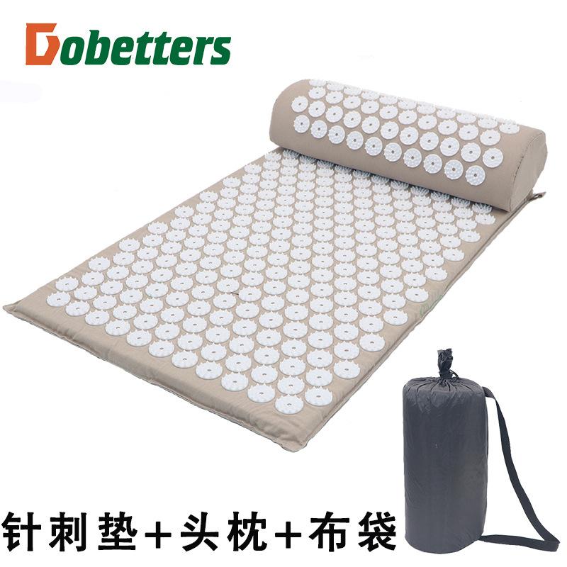 68x42cm Acupuncture Massage Mat Yoga Mat Acupoint Therapy Pillow for Pain Relief