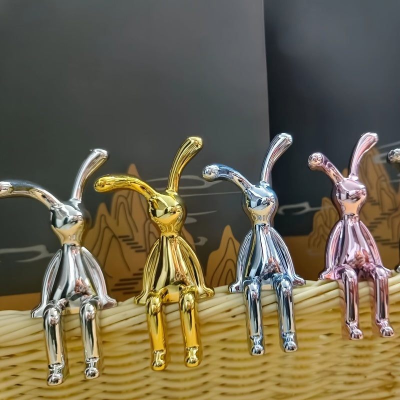 Милое украшение для панели автомобиля в виде кролика, креативные аксессуары для центральной консоли