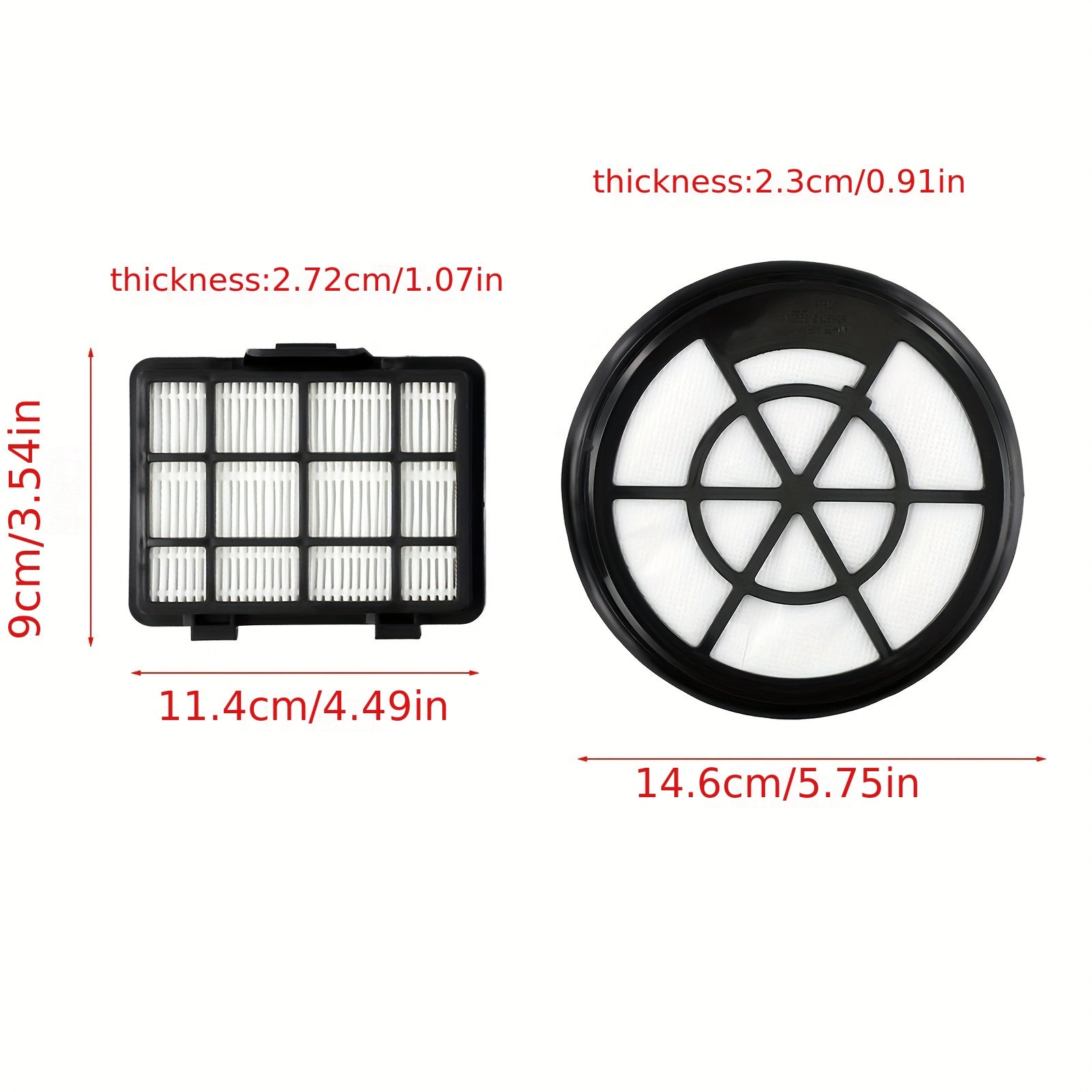 Bosch BGC05A220A, BGC05AAA1, BGC05AAA2 changyutgichlari uchun filtr to'plamini almashtirish - Qo'l changyutgich filtri, mustahkam plastik materialdan tayyorlangan - Zaruriy uy oshxona aksessuari