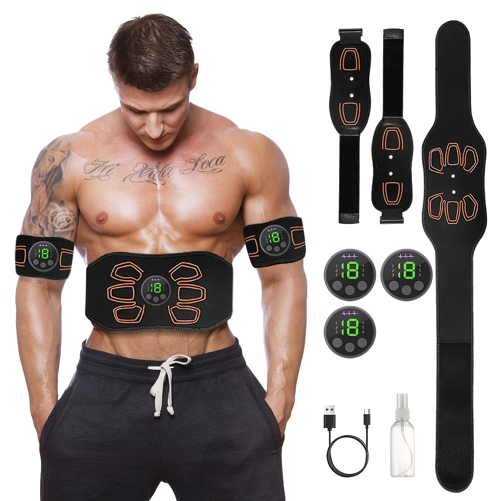 Portable Adjustable Massage Belt for Full Body Deep Tissue Therapy with 6 Modes and 19 Intensities