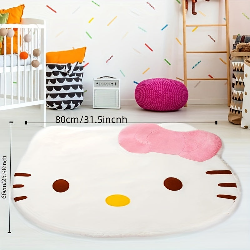 Kawaii Cartoon Carpet Area Rug Fuzzy Blanket for Cozy Room Decor