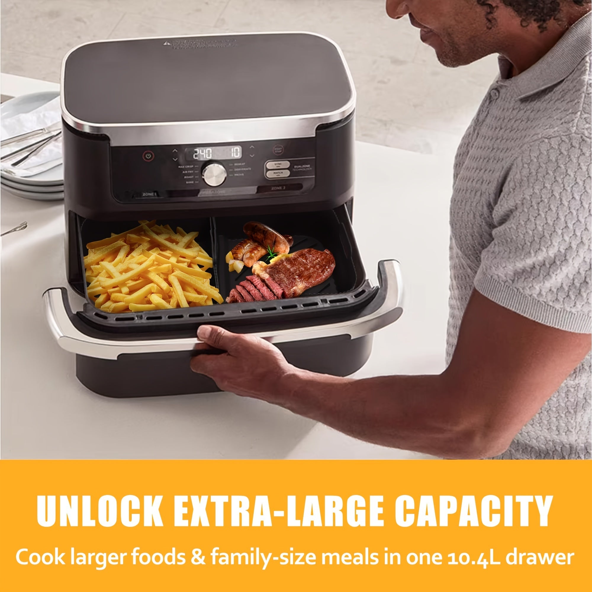 Набор силиконовых подложек для аэрогриля Ninja Flexi Drawer AF500UK 10.4L и 5.2L