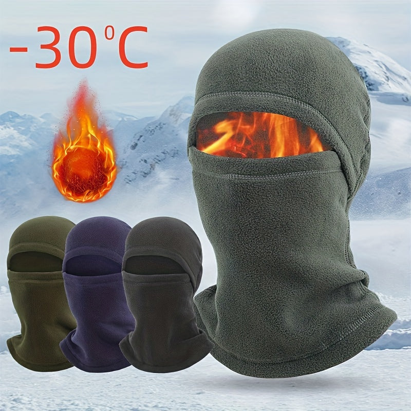 Thermal Mask Ski Hat Windproof Polar Fleece Sports Warm Hood Gift