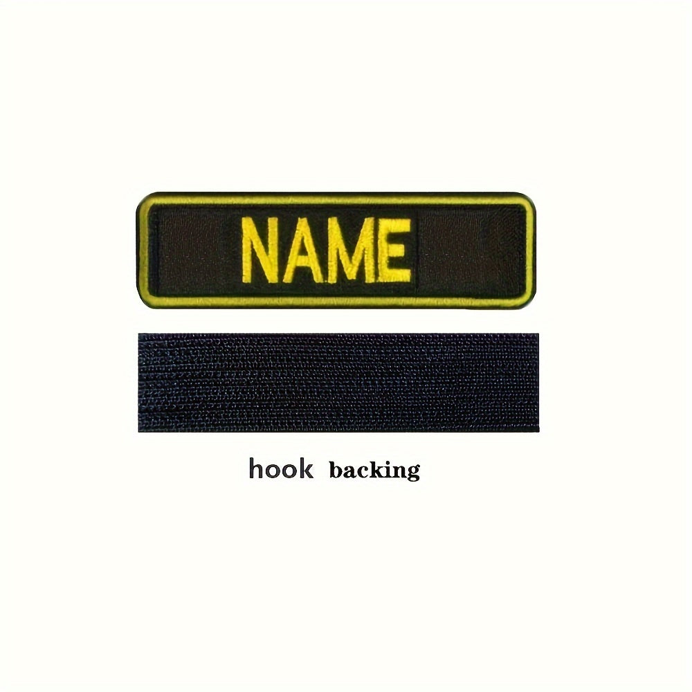 Personalized Embroidered Name Patch for Clothing and Accessories