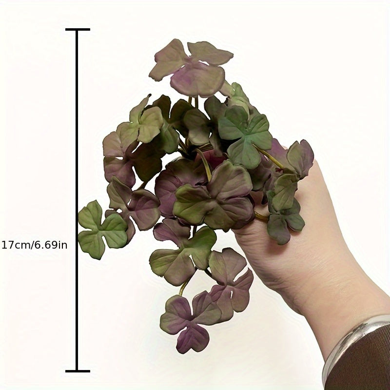 Artificial Green Plant with Copper Coin Grass and Ivy for Home or Shop Decor