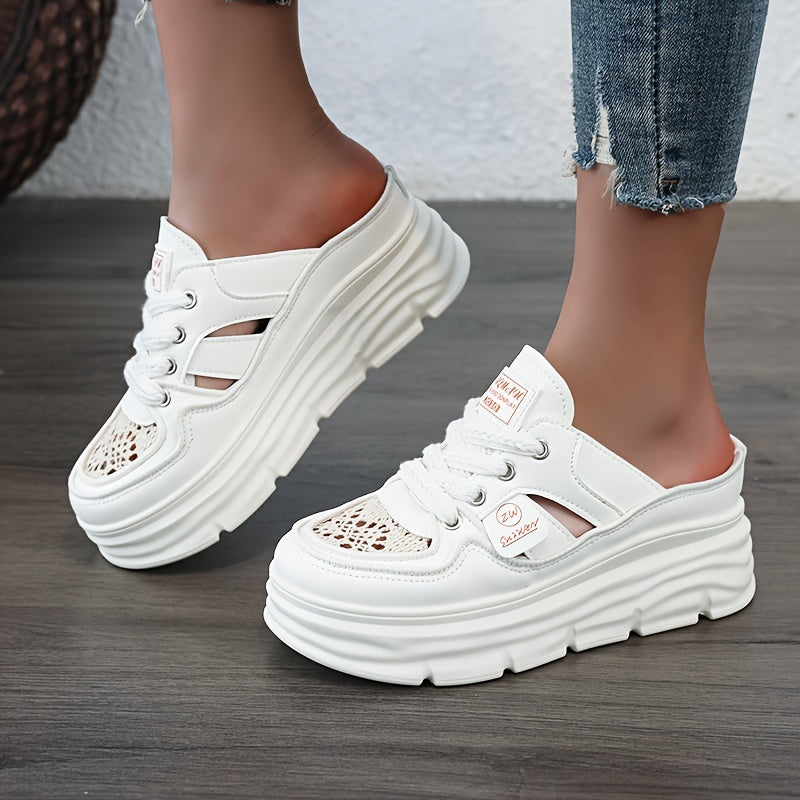 Women's Summer Breathable Hollow Thick Sole Sandals