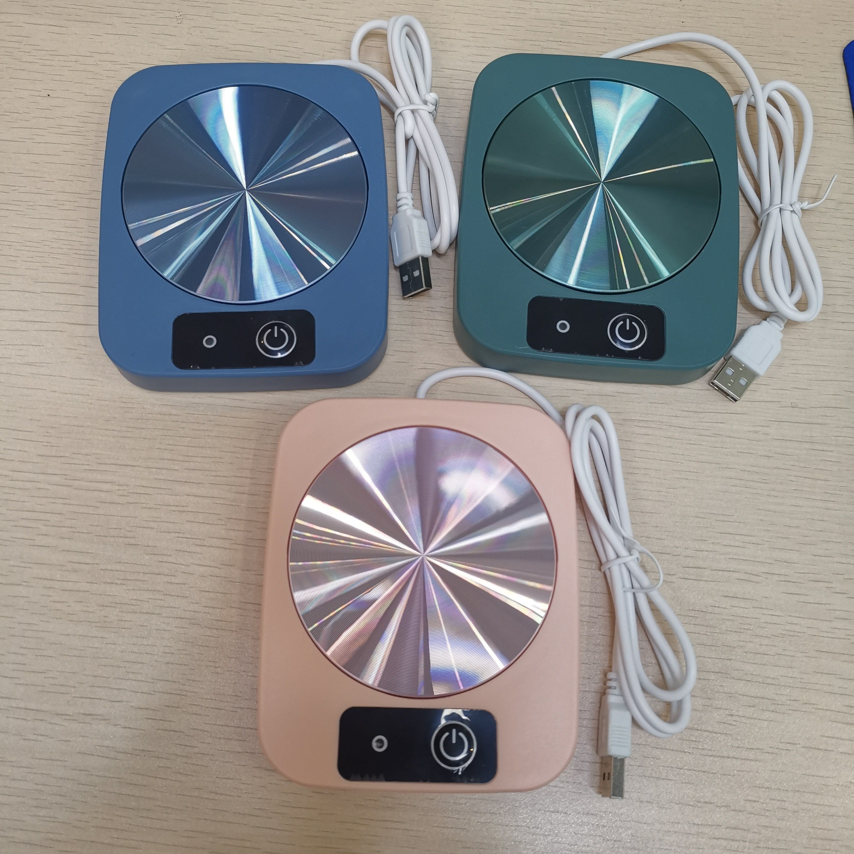 USB Electric Teapot Warmer for Coffee and Tea, ABS Heating Pad, Home Office Use