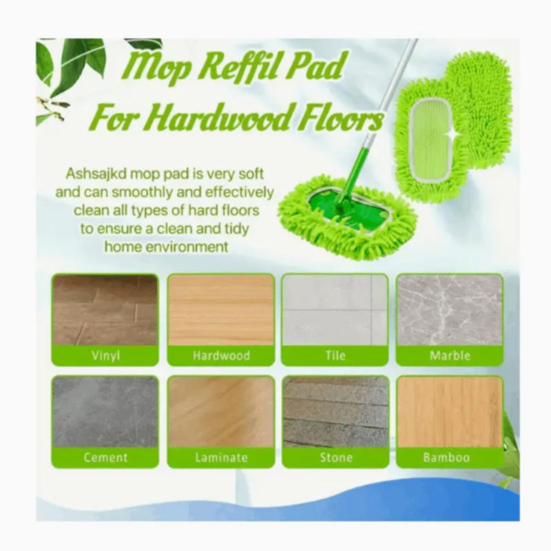 Microfiber Mop Pads Reusable Washable for Swiffer Sweeper, Super Absorbent
