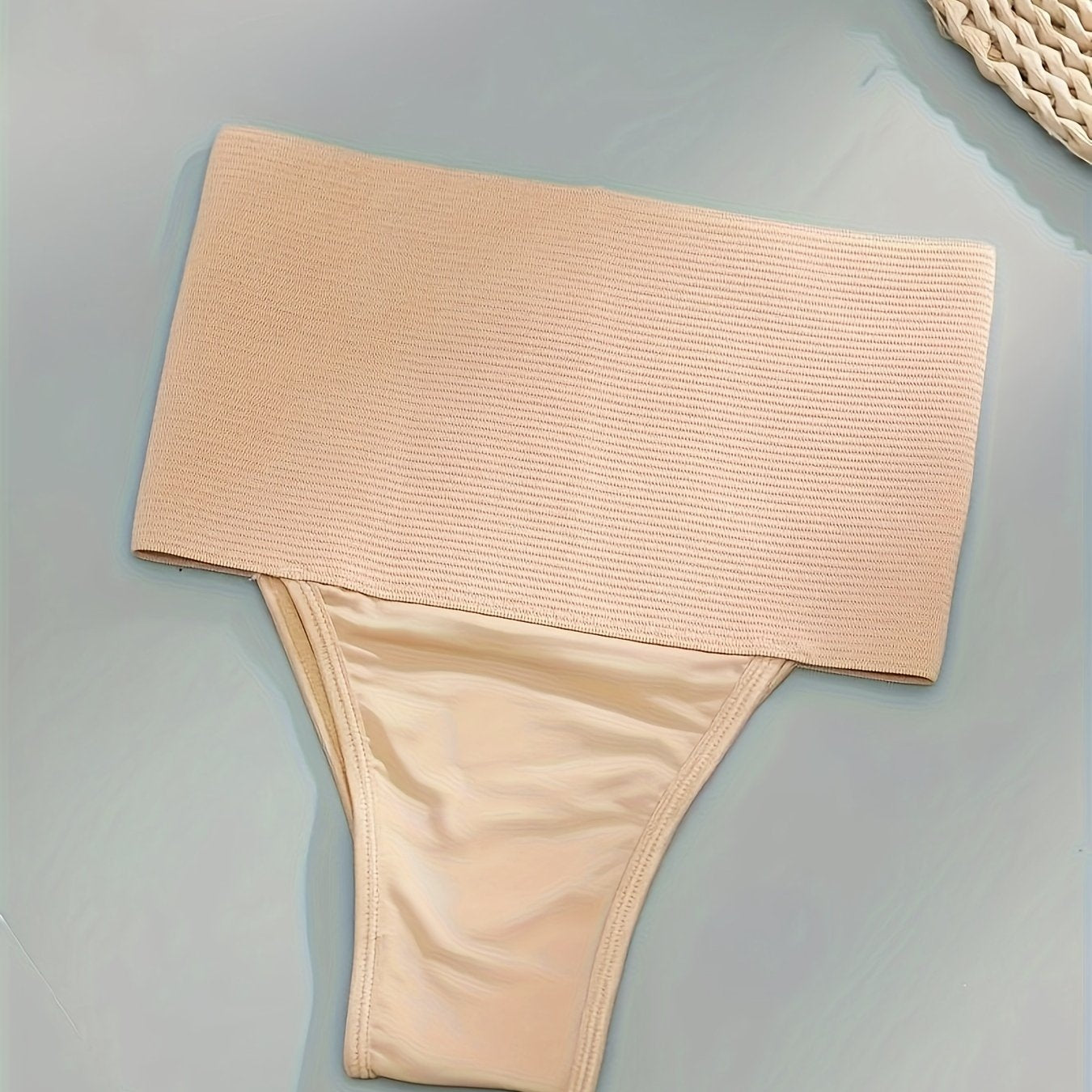 Women's High-Waist Shaping Panties Tummy Control Slimming Compression Breathable Polyester Elastane
