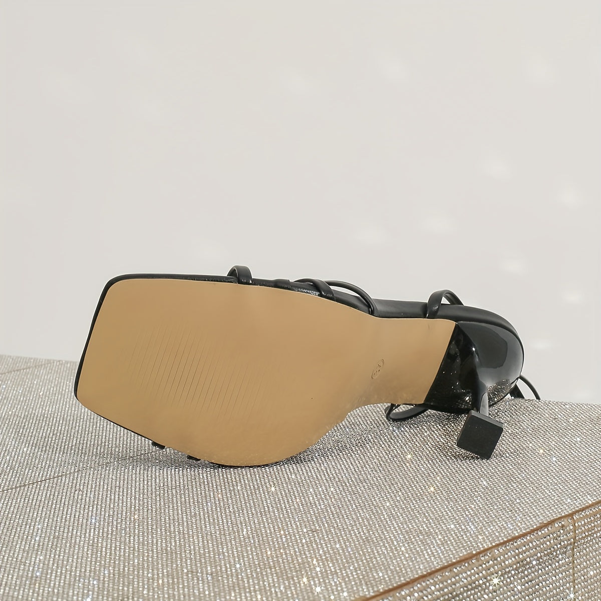 Women's Solid Color Stiletto Heels Open Toe Dress Pumps