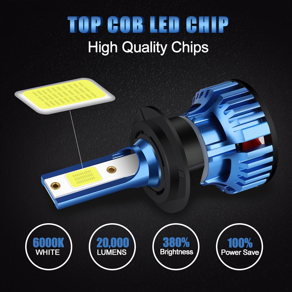 Car LED Headlight Bulbs 60W 20000LM Auto Lamp H1 H3 H4 H7 HB3 HB4