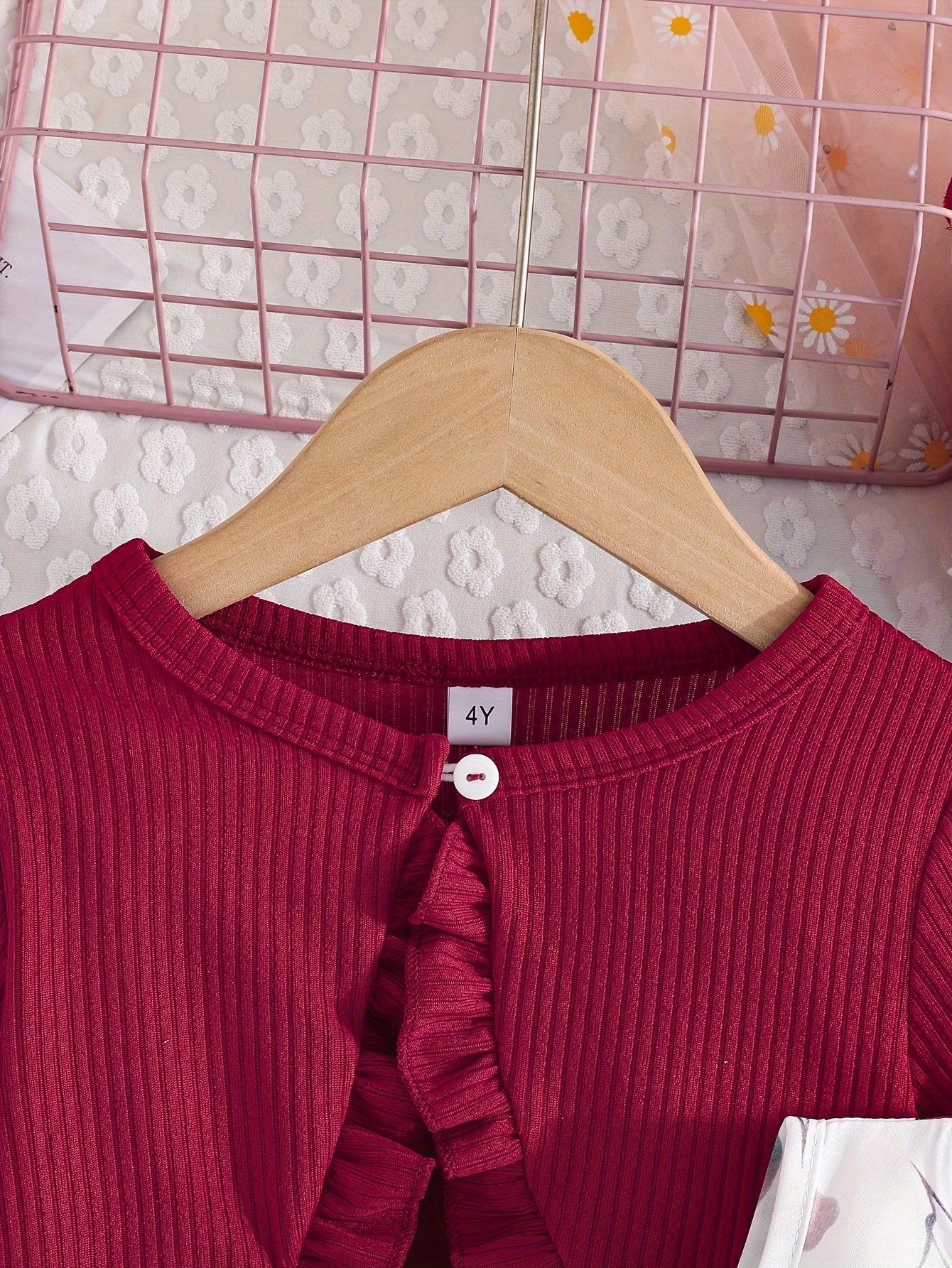 Girls Butterfly Print Casual Dress with Long-Sleeved Jacket for Spring Fall