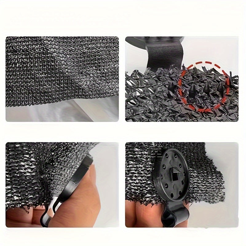 Plastic Sunshade Clips 100 Black Garden Net Fasteners for Bird Proofing Outdoor