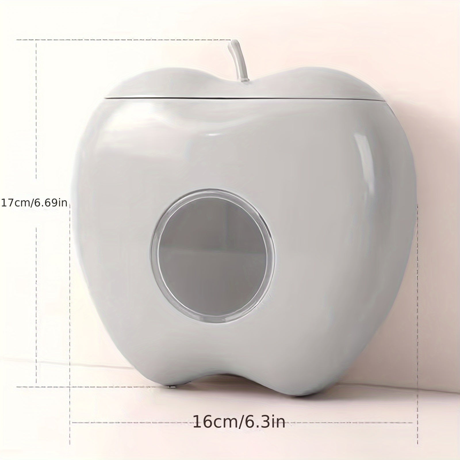 Plastik sumkalar, quloqchinlar va dush qoplari uchun qulay devorga o'rnatiladigan saqlash qutisi - asboblar kerak emas, oson o'rnatish uchun xavfsizlik plyonkasi bilan birga, oshxona yoki hammomda chiqindi sumkalarini saqlash uchun mukammal.