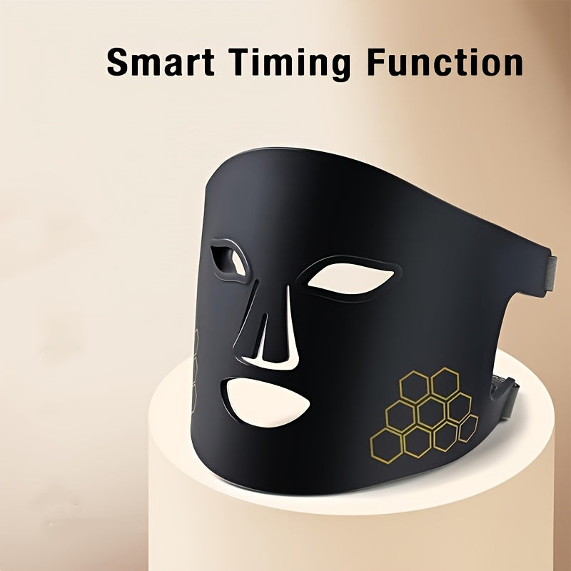 Ayollar uchun yuz niqobi mashinasi, ikki batareya quvvat rejimi bilan sovg'a, asal hujayrali dizayn.