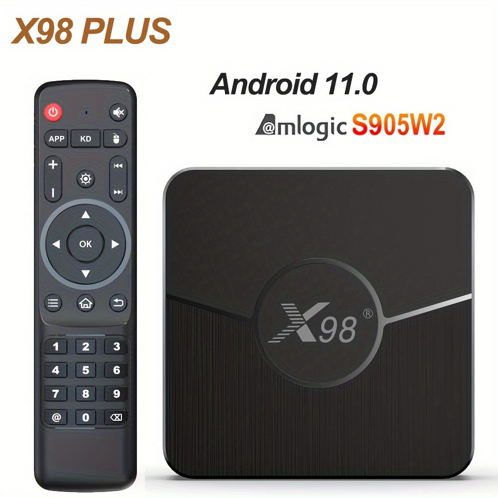 Smart TV Box Android 11 4K Support H.265 AV1 Dual WiFi Media Player