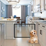 Synthetic Pet Safety Barrier for Dogs and Cats Indoor Mesh Fence Non-Drill Installation