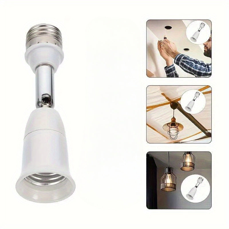 Adjustable Lamp Base Extension Adapter for Garage Porch Restaurant Decor