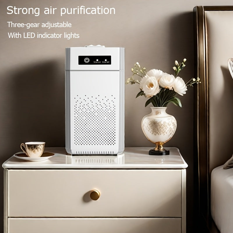 USB Air Purifier for Home Eliminates Formaldehyde Odors Dust Pet Hair