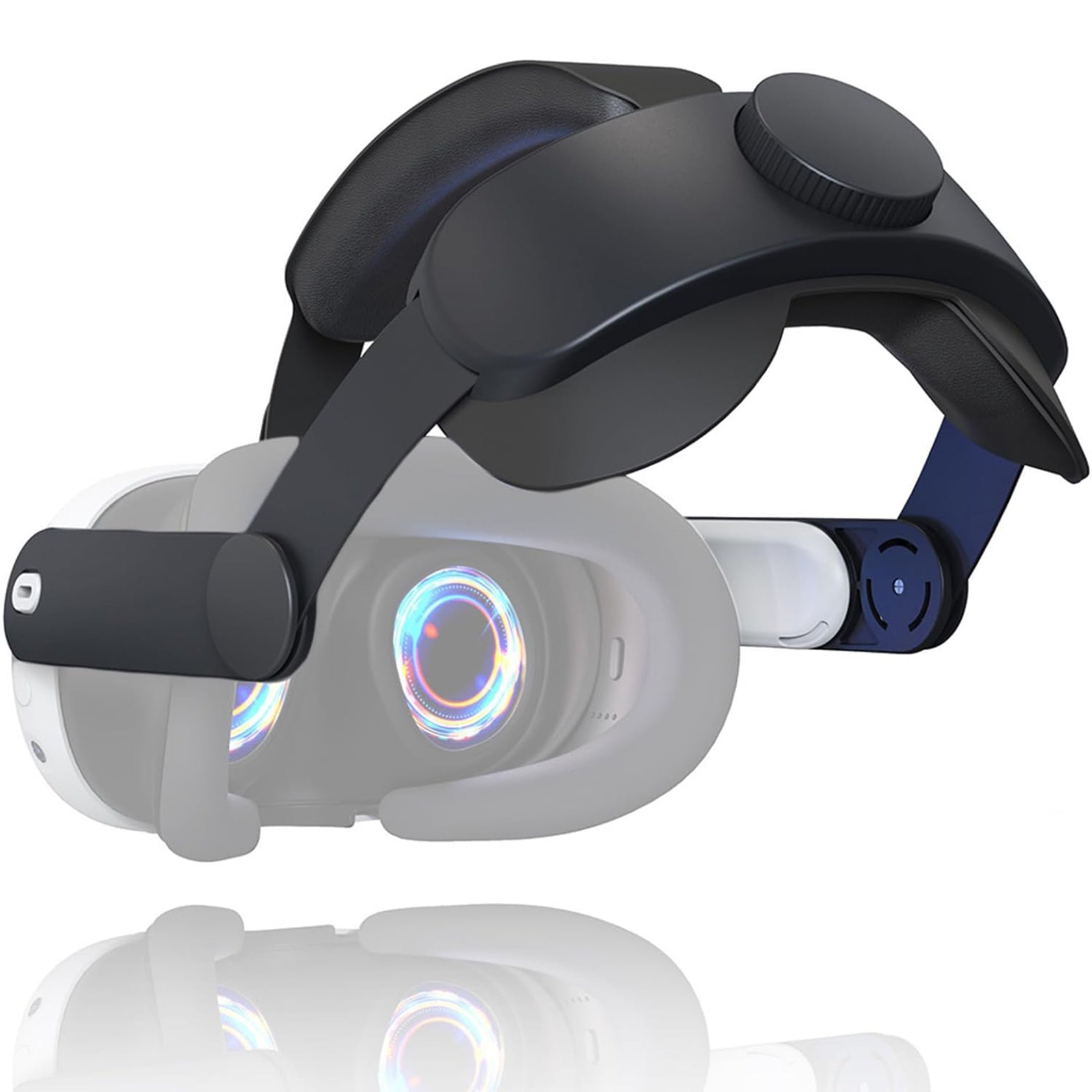 MetaQuest 3 VR boshqaruvchisi uchun sozlanadigan bosh straplari qo'llab-quvvatlash va qulaylik