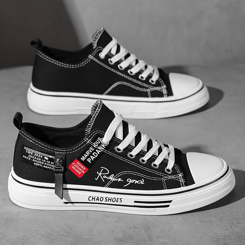 Мужские кроссовки из холста низкий топ повседневная обувь для отдыха на природе весна-лето