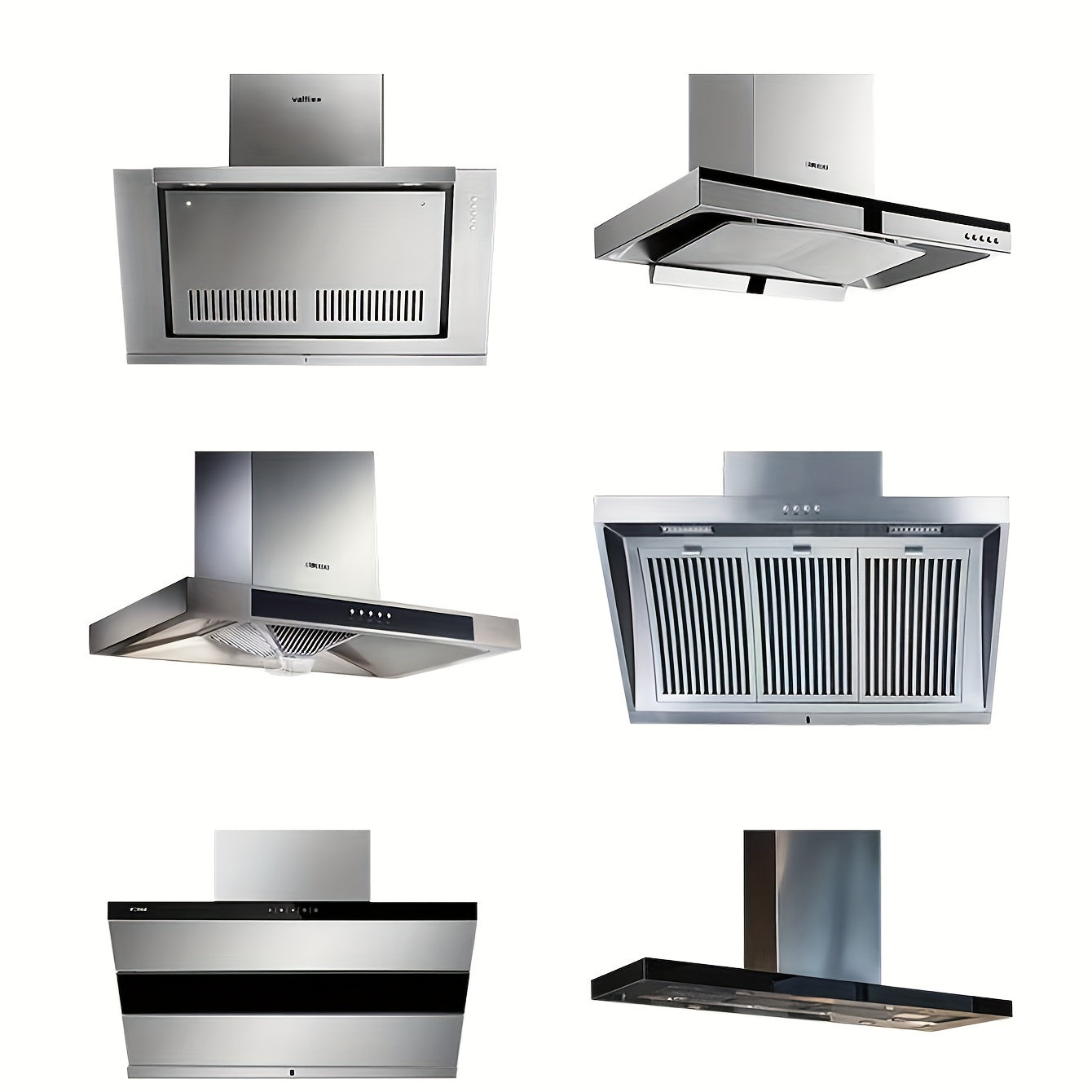 12pcs pantallas de filtro para campana extractora de cocina autolimpiantes para succión de aceite