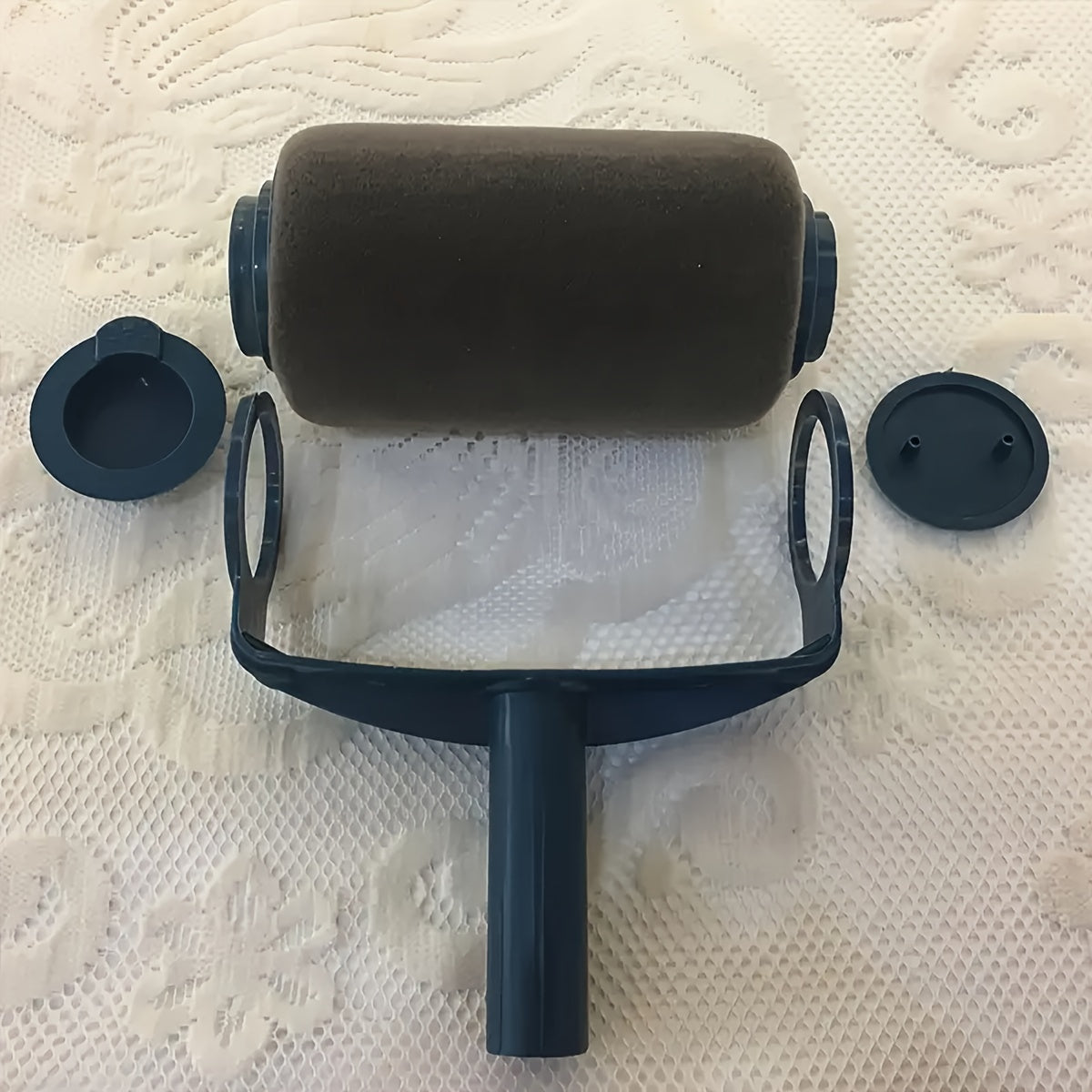 2-Piece Paint Roller Set with Extension Rod for Walls and Latex Paint