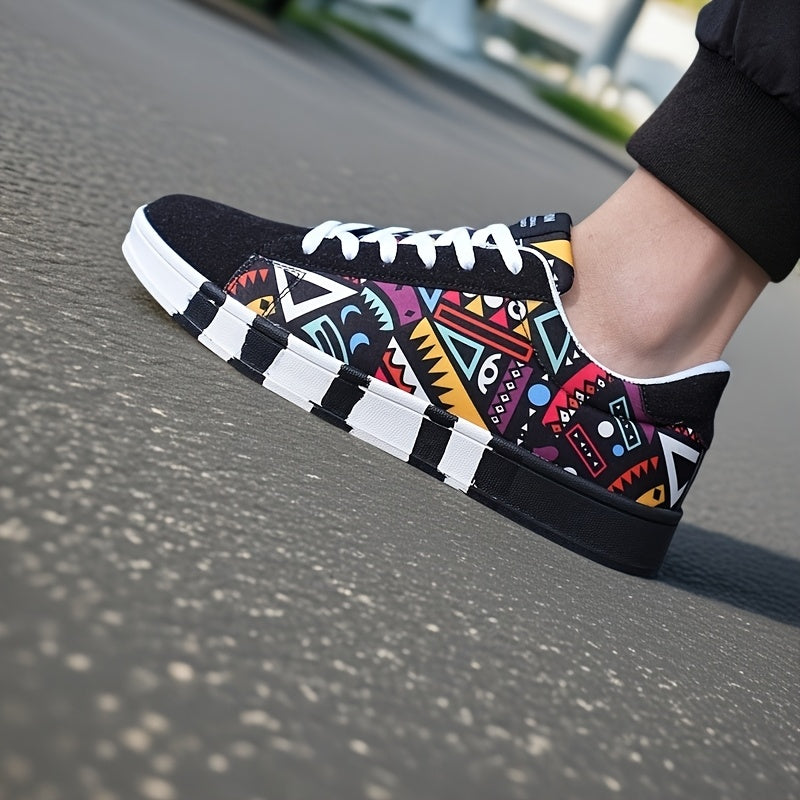 Men's Canvas Sneakers Lace-Up Casual Running Tennis Basketball All-Season Low Top