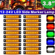 Yuk mashinalari va avtobuslar uchun 20 ta LED yon tomon belgilovchi lampalar, ko‘p rangli, 9.65cm