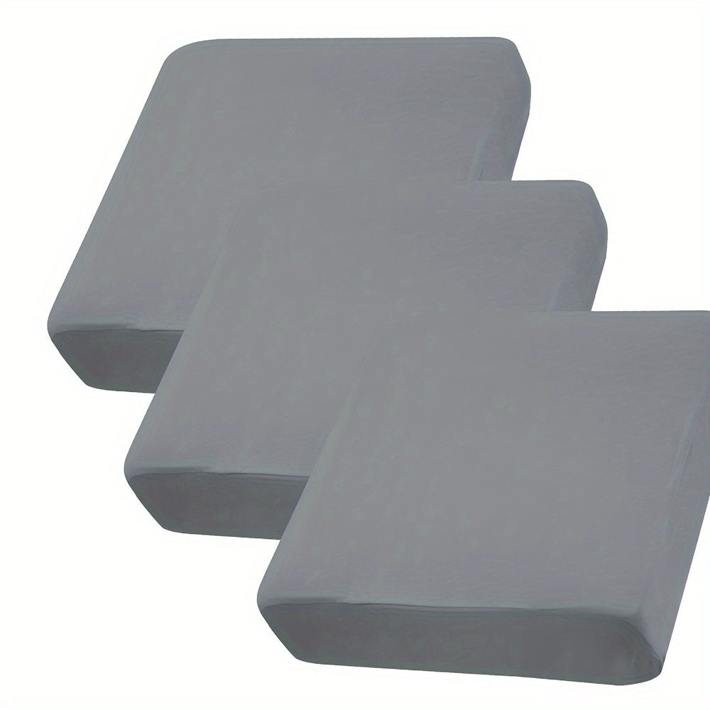 Yuqori elastiklikka ega, alohida almashtiriladigan bir rangli divan yostiq qopqog'i to'plami. Har mavsum uchun mos, yotoqxona, ofis, yashash xonasi uchun mukammal mebel himoyachisi.