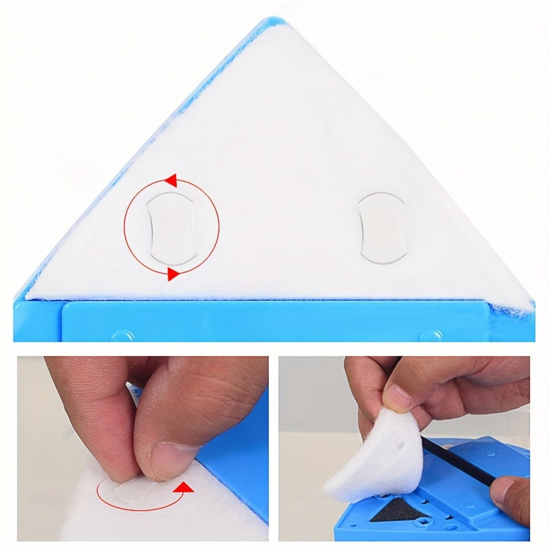 Magnitli shisha tozalagich yuqori qavatli derazalar uchun, qayta ishlatiladigan, bardoshli plastmassa