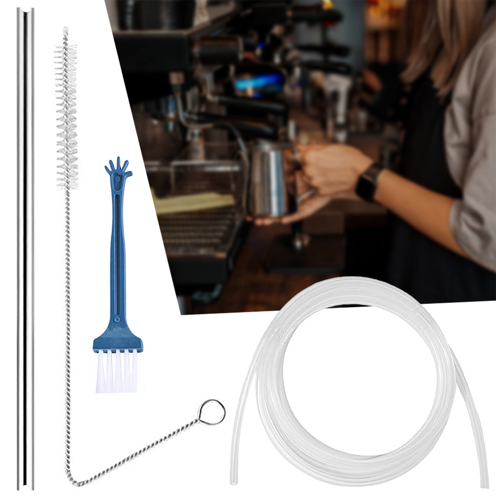 Milk Frothing Nozzle for Coffee Machines Automatic Frother Replacement Hose