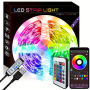 LED Strip Lights RGB Dimmable USB Music Sync Timer for Bedroom Game Room Decor