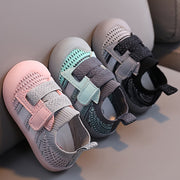 Toddler Breathable Non-Slip Sneakers with Dual Mesh for Spring Fall