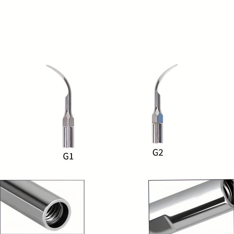 5-Piece Stainless Steel Dental Cleaning Attachments Set for Gum Health Manual Teeth Cleaning