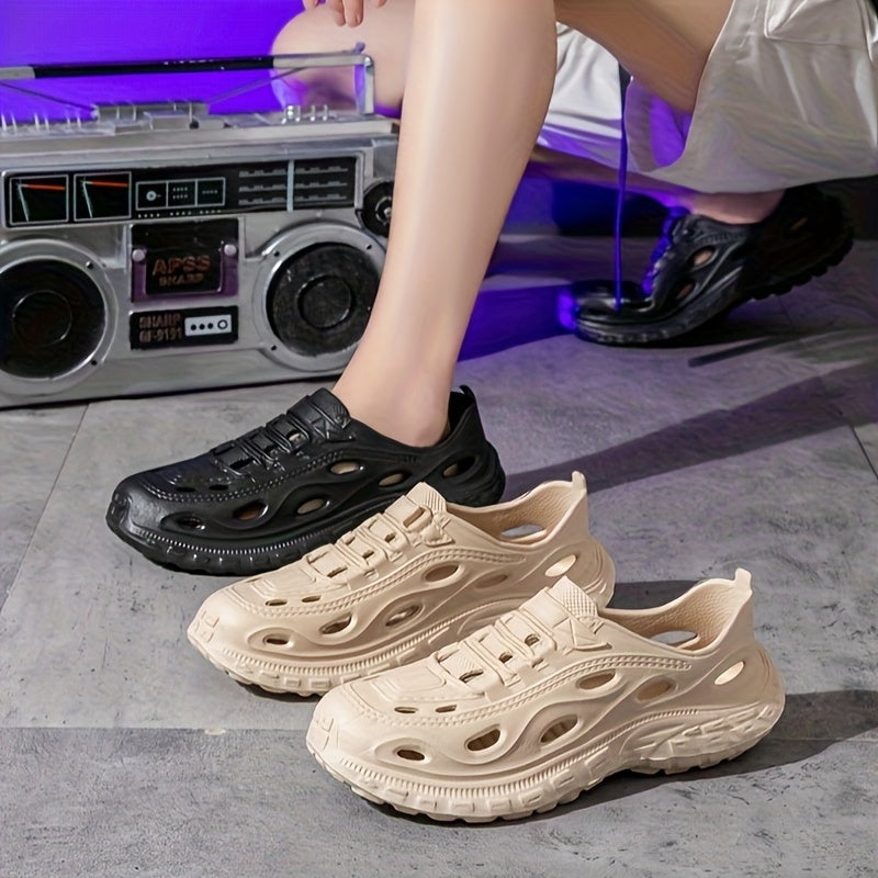 Женские летние EVA шлепанцы противоскользящие на пляж, легкие, дышащие сандалии