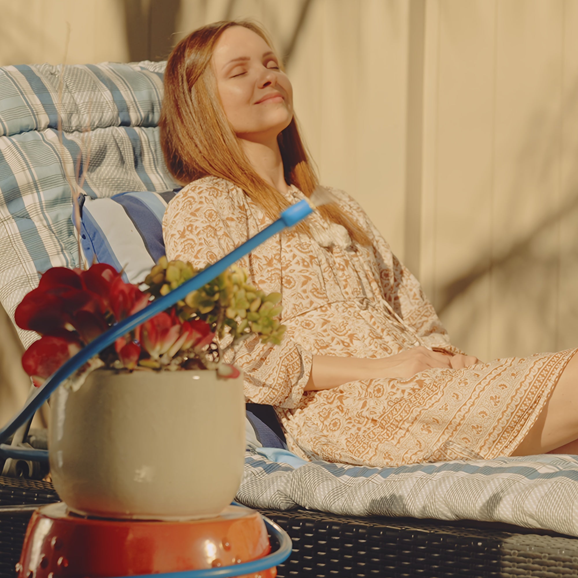 Портативная уличная система охлаждения с туманом с регулируемой высотой и латунными распылителями