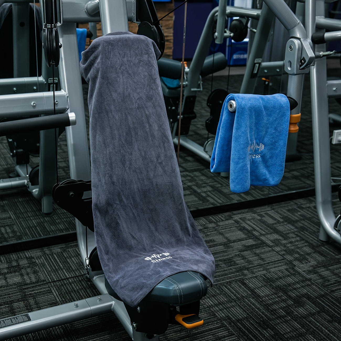 Absorbent Quick-Dry Sports Towel with Sleeve Cover for Fitness Running Outdoor Activities 40x96cm