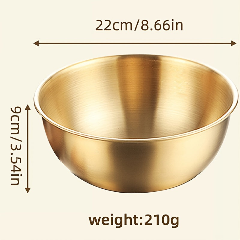 Stainless Steel Mixing Bowl 3 Quart Food Storage Salad Prep Kitchen Accessory