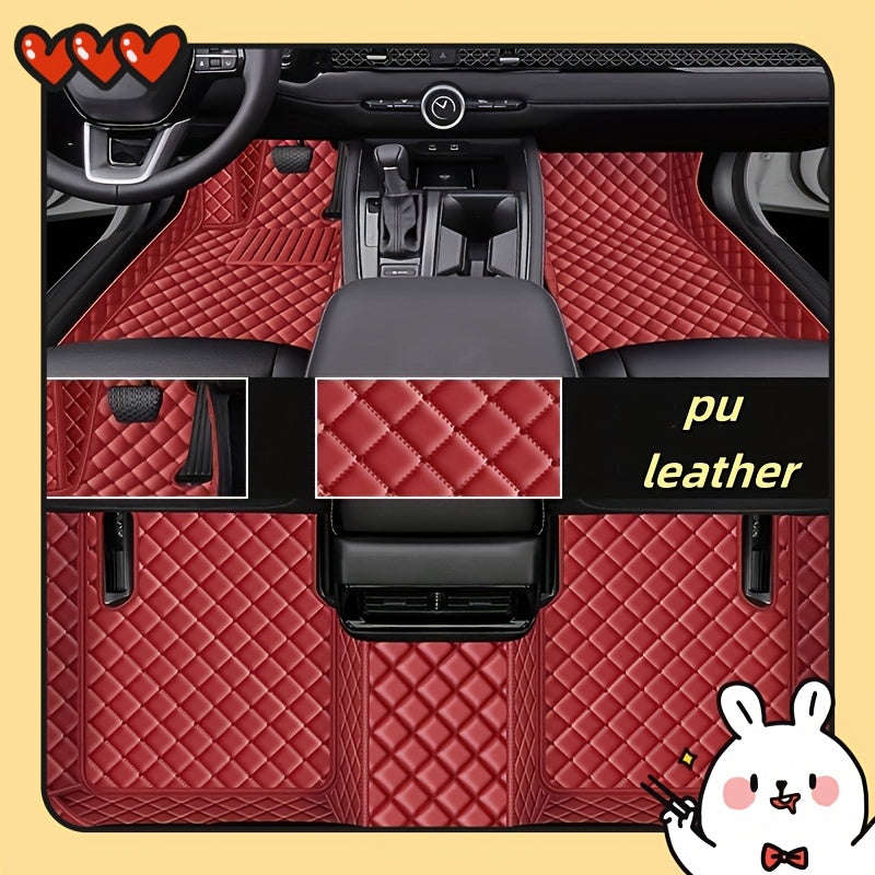 Rangli PU charmashiq avtomobil podalniki matolari sedan uchun suv o'tkazmaydigan changga qarshi chizishga qarshi qattiqlik