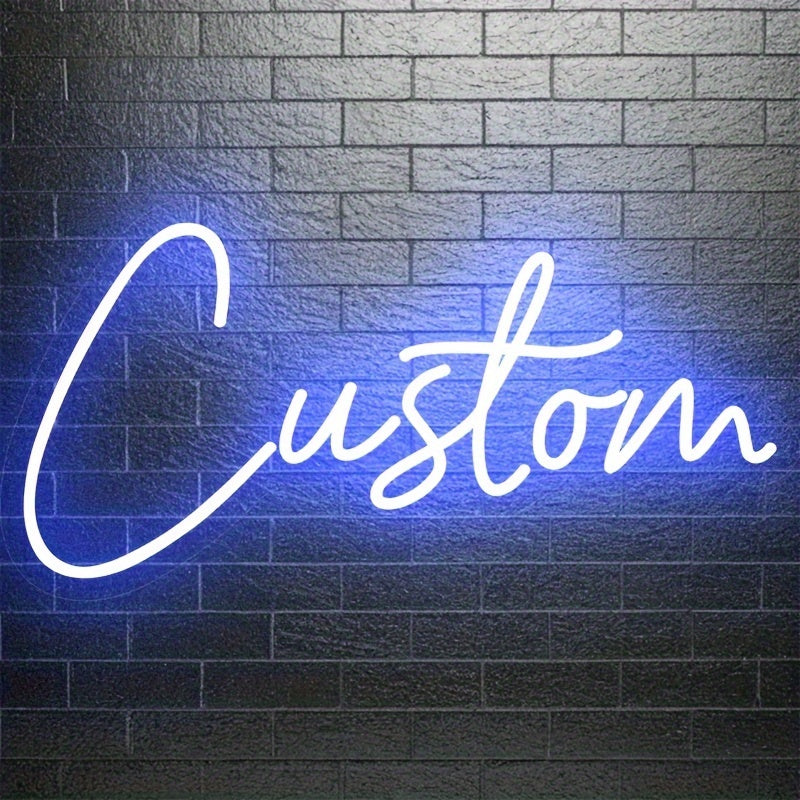 Letrero de neón LED personalizado para bodas, cumpleaños y fiestas. Eficiente en energía, fácil de instalar, idea de regalo