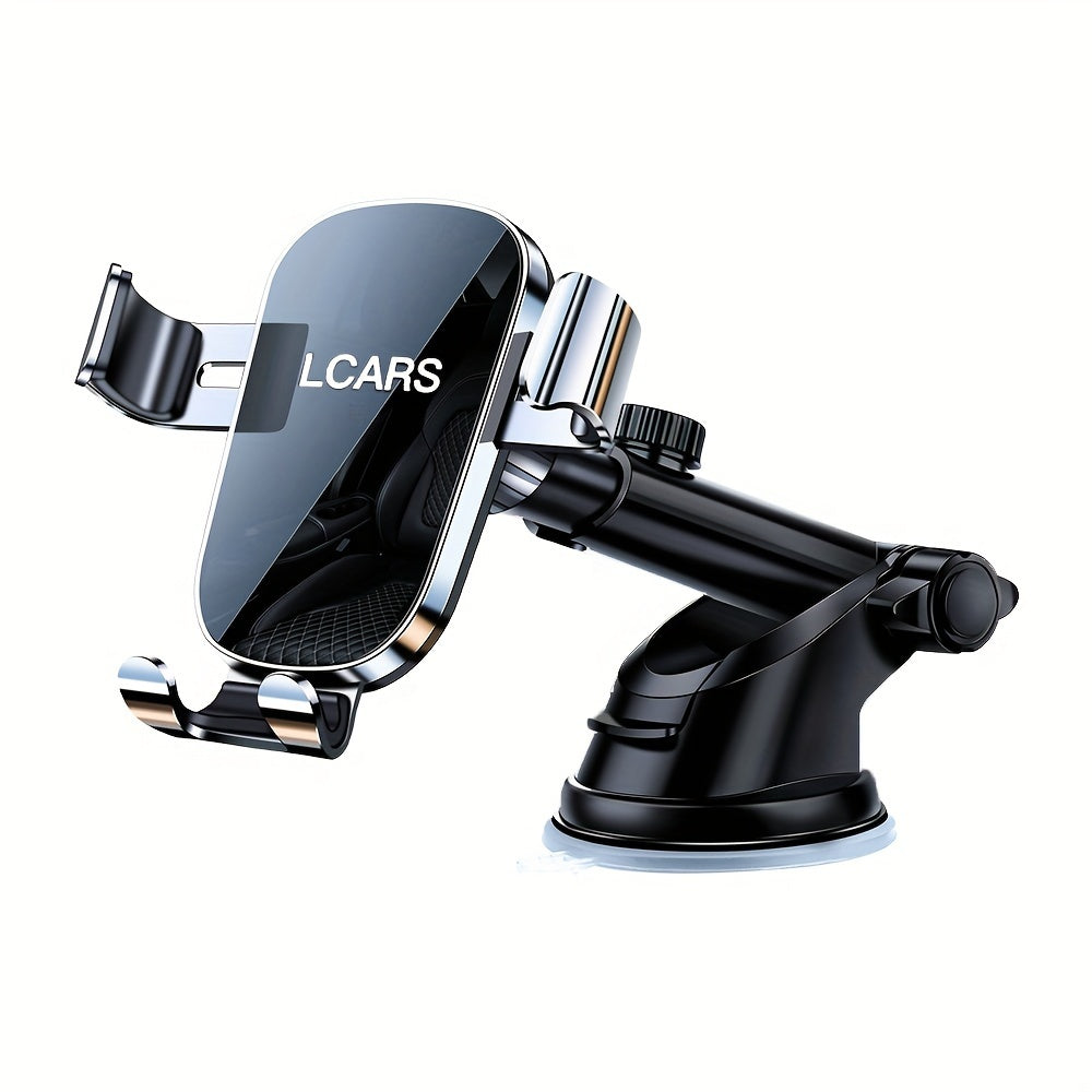 Universal Mobile Phone Car Mount With Golden Suction Cup Bracket