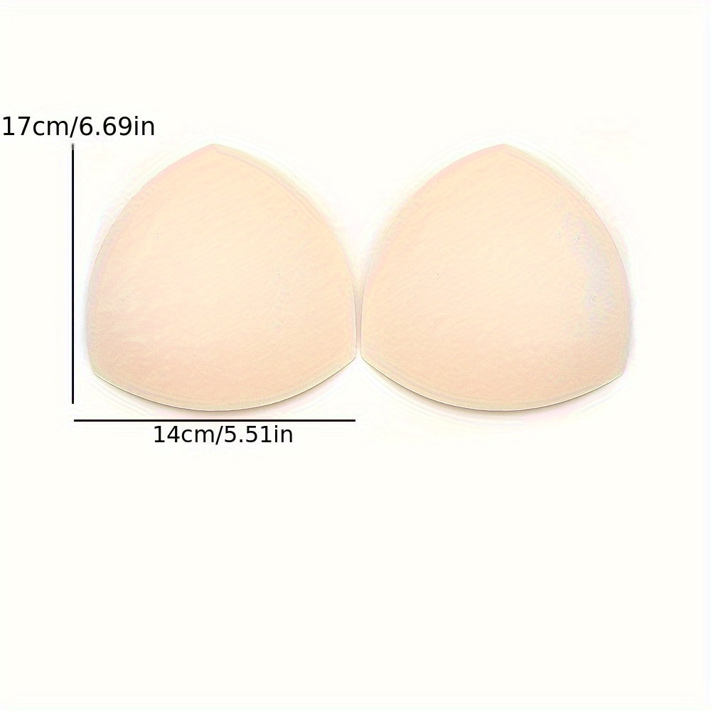Lingerie Breast Pads for Sports Bras Seamless Sponge Inserts 3 Pairs