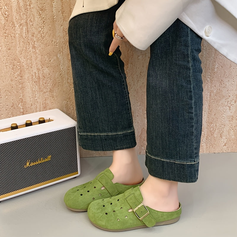 Women’s Slip-On Shoes Vintage Slippers Cushioned EVA Non-Slip TPR All-Season