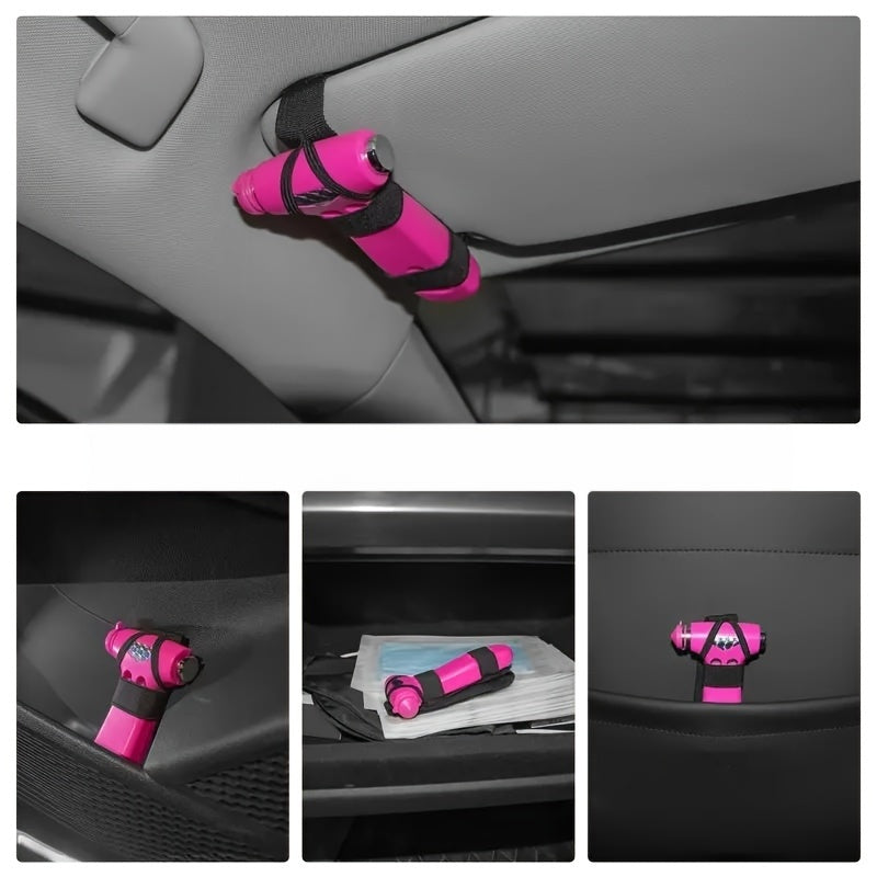 Car Safety Hammer Window Breaker Emergency Escape Tool Black