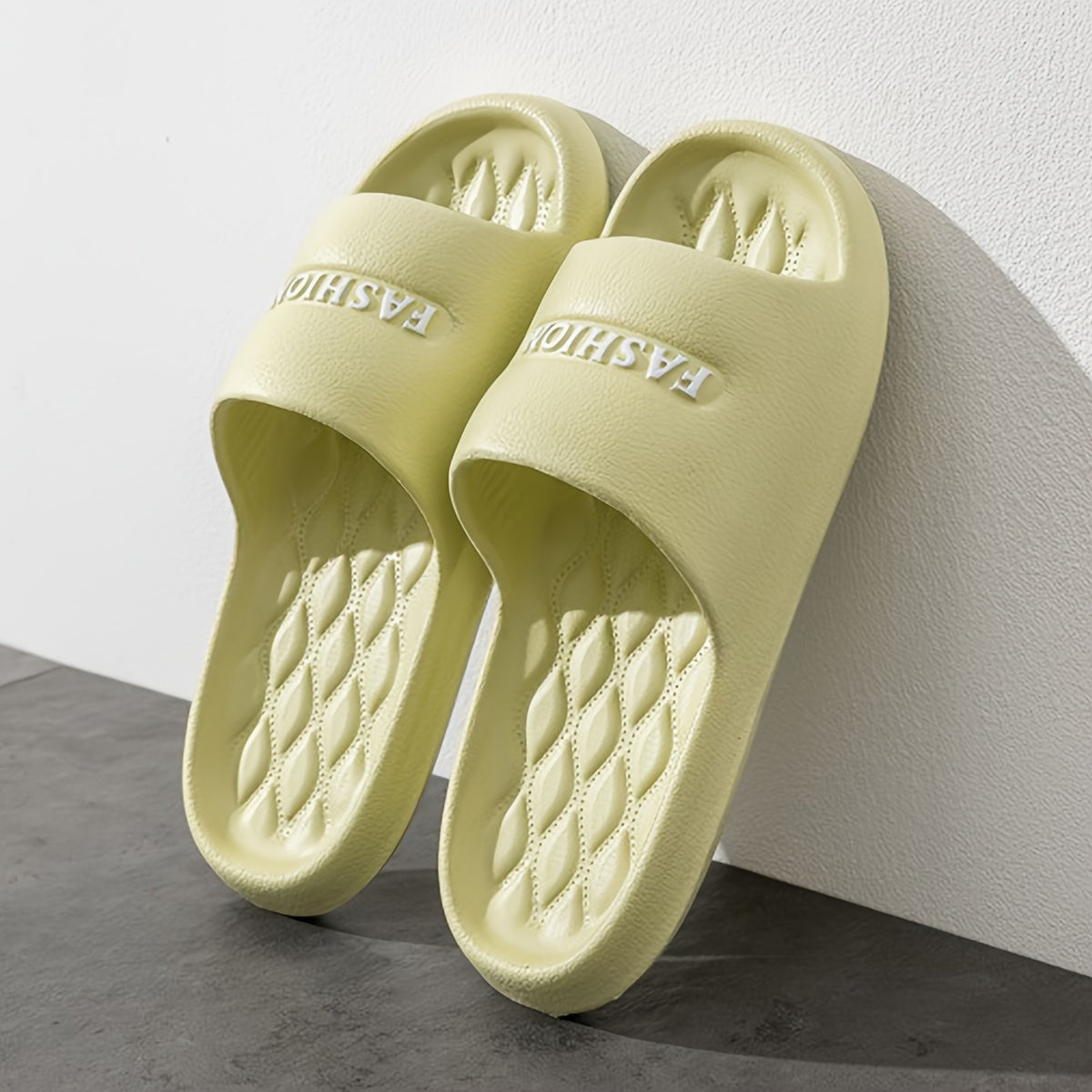 Erkaklar va ayollar uchun qora EVA slaydlar, sirpanmaydigan, hidi yo'q, ichki va tashqi foydalanish uchun