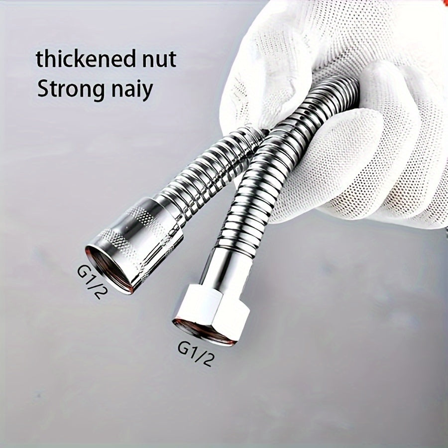 Stainless Steel Shower Hose 1.5m 2m 3m Explosion-Proof Rainfall Shower Head