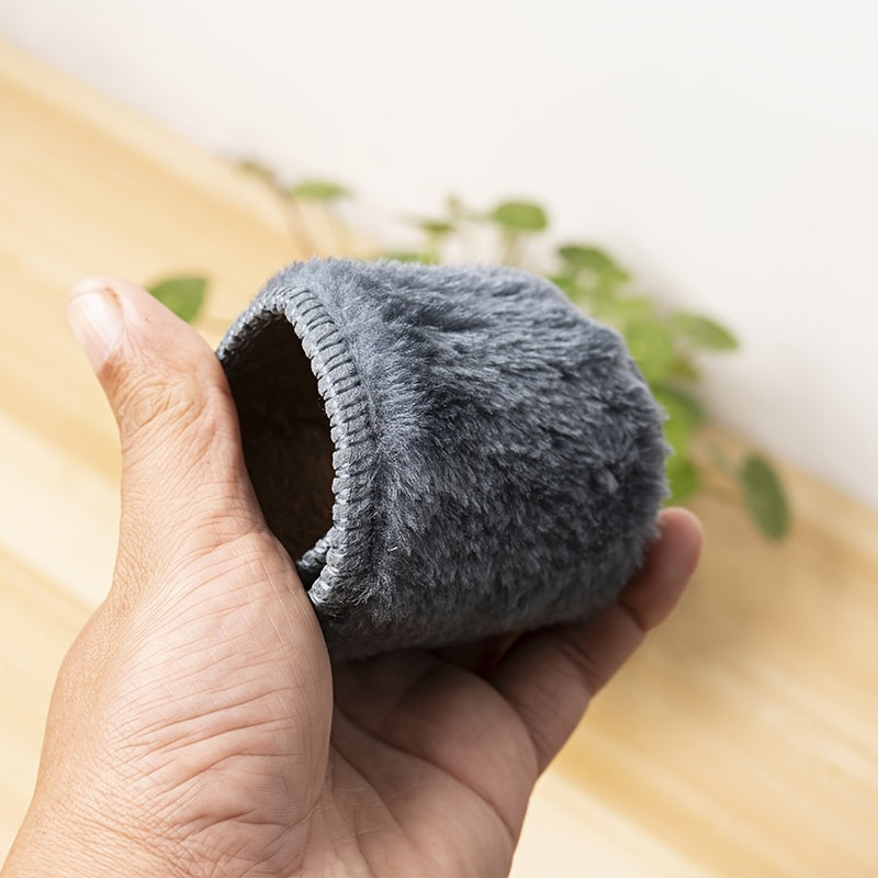 Unisex Winter Fleece-Lined Warm Insoles Thickened Shoe Inserts